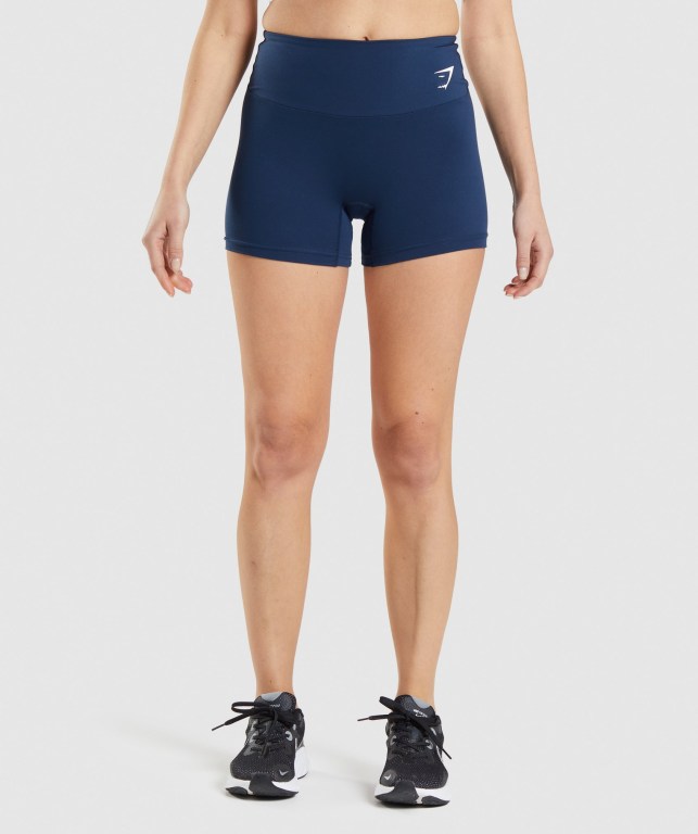 Bermudas Gymshark Entrenamiento Mujer Azul Marino | iv3m69aJBaq