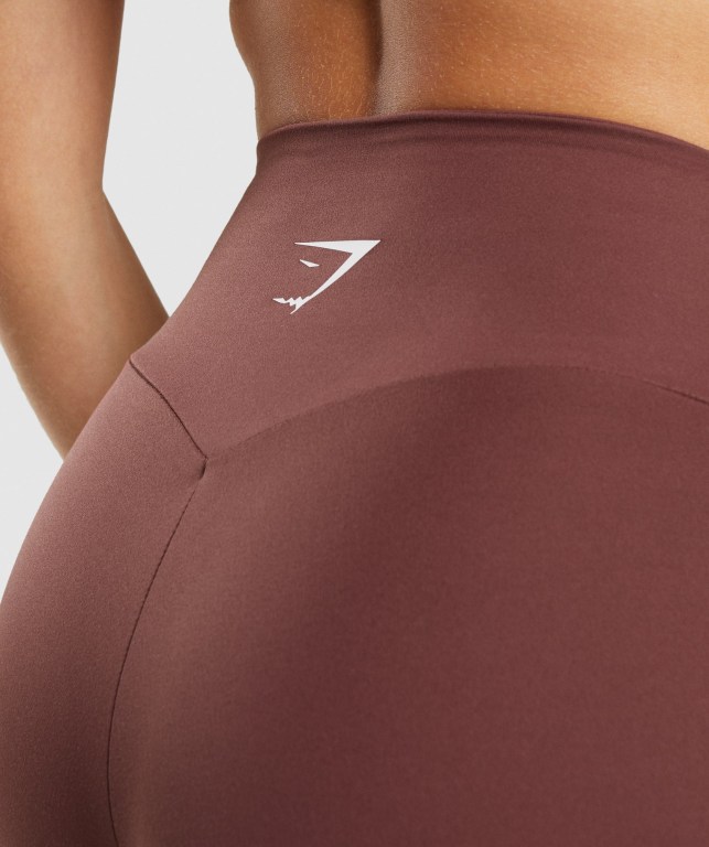 Bermudas Gymshark Entrenamiento Mujer Rosas Marrom | TisonRs58DK