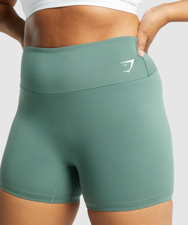 Bermudas Gymshark Entrenamiento Mujer Verdes | iLW95KSPliH