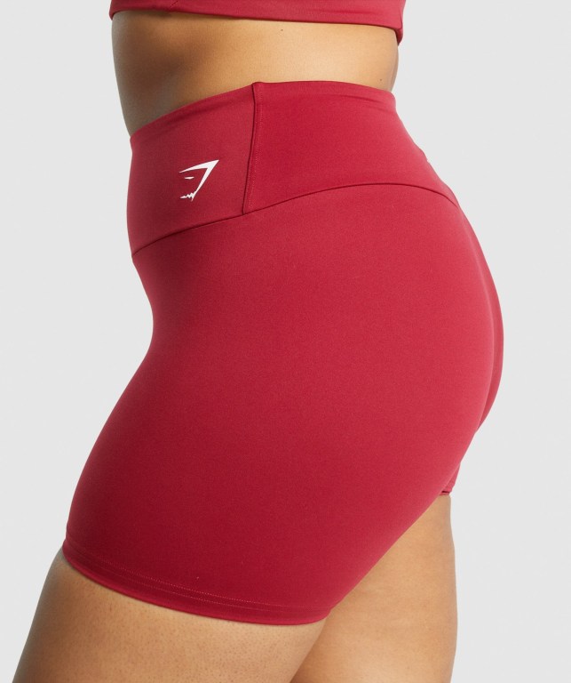 Bermudas Gymshark Entrenamiento Mujer Vino | AZX24d2JID5