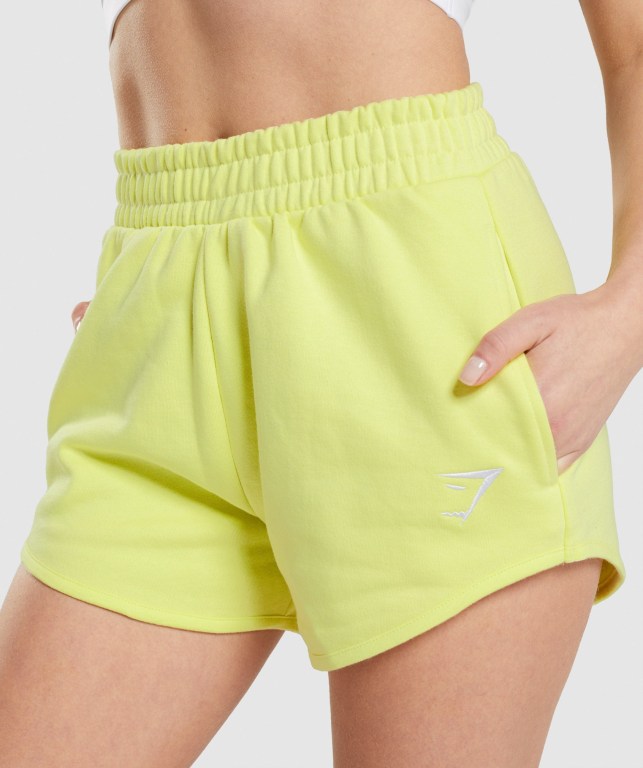 Bermudas Gymshark Entrenamiento Sweat Mujer Verdes | epJ8KMNi47J