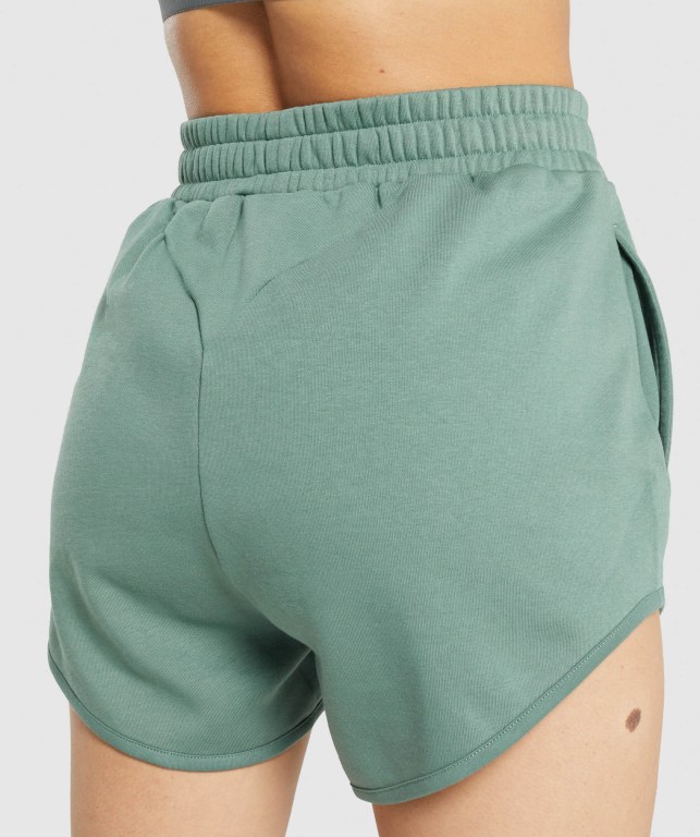 Bermudas Gymshark Entrenamiento Sweat Mujer Verdes | sCx2rPBXSQ6