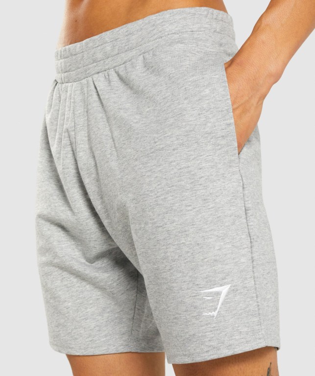 Bermudas Gymshark Essential 7” Hombre Grises Claro | 4wFTArlrDva