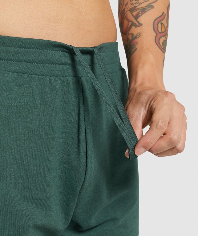 Bermudas Gymshark Essential 7” Hombre Verdes Oscuro | T6DYuGr4RJ3