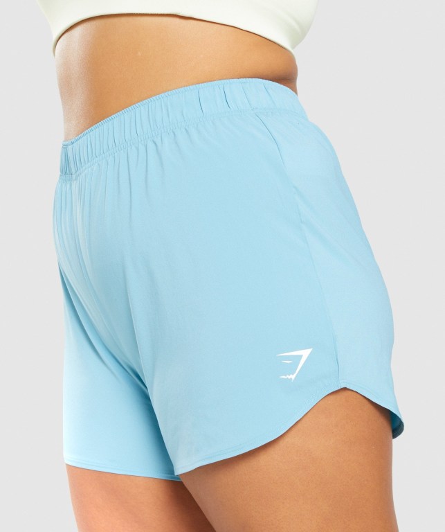 Bermudas Gymshark Essential Loose Entrenamiento Mujer Azules Claro | bHhFrxwzJXG