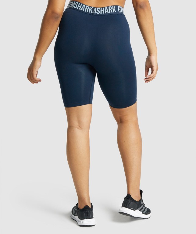 Bermudas Gymshark Fit Seamless Cycling Mujer Azul Marino | IWS5gLCnO6z