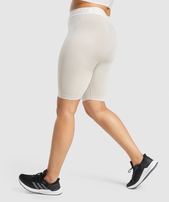 Bermudas Gymshark Fit Seamless Cycling Mujer Grises | TeGgswbh7ix