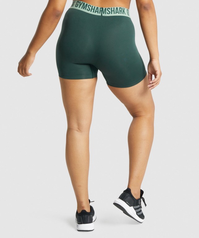 Bermudas Gymshark Fit Seamless Mujer Verdes | 656l7rdqwHj