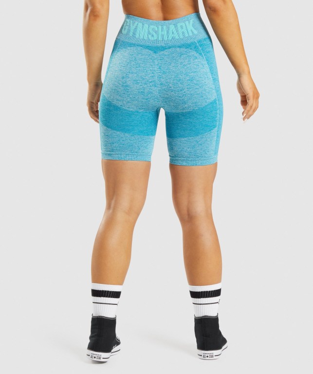 Bermudas Gymshark Flex Cycling Mujer Azules | BjoQ2IQc8jO