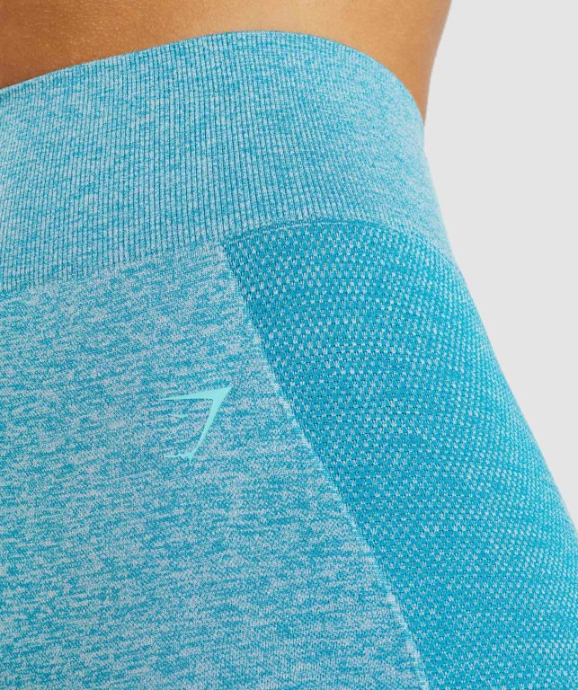 Bermudas Gymshark Flex Cycling Mujer Azules | BjoQ2IQc8jO