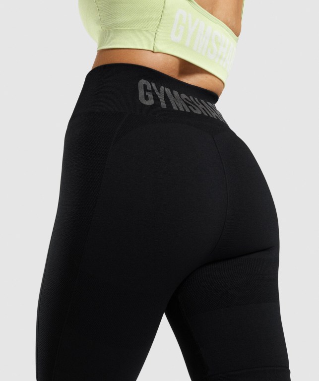 Bermudas Gymshark Flex Cycling Mujer Negros Grises | 5zoLhCEqljQ