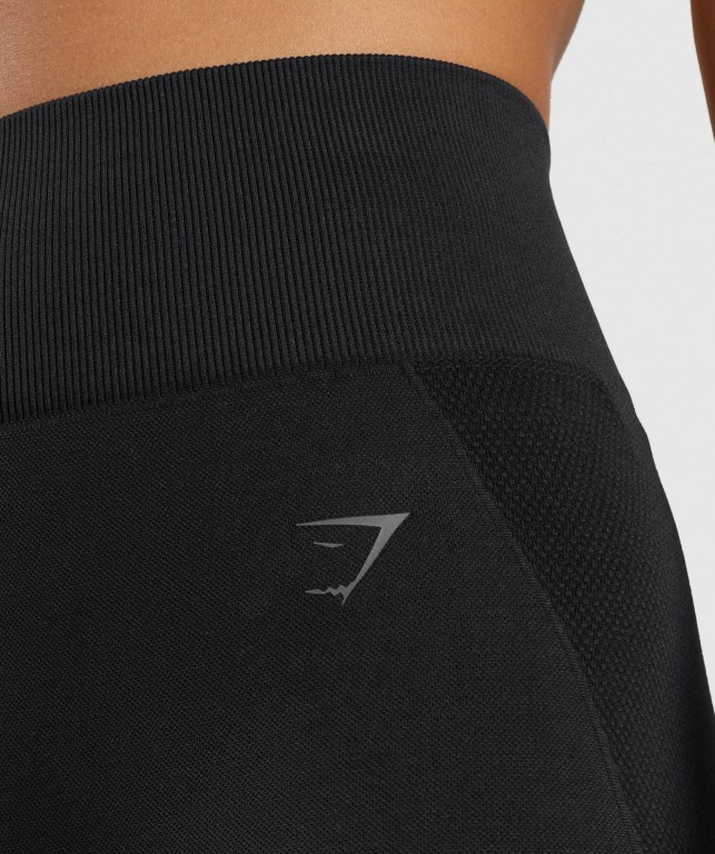 Bermudas Gymshark Flex Cycling Mujer Negros | pk23CiokEJ5