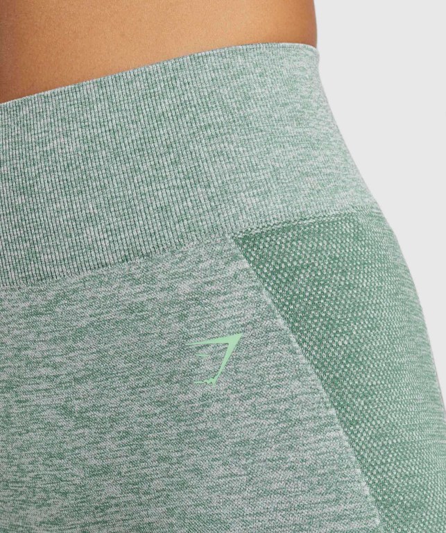 Bermudas Gymshark Flex Cycling Mujer Verdes | 1NUILVyteXC