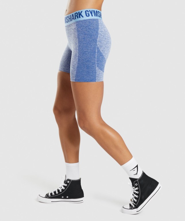 Bermudas Gymshark Flex Mujer Azules | kD5pIcv8N1k