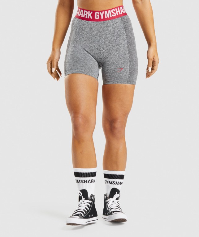 Bermudas Gymshark Flex Mujer Grises | MTCi4aU9not