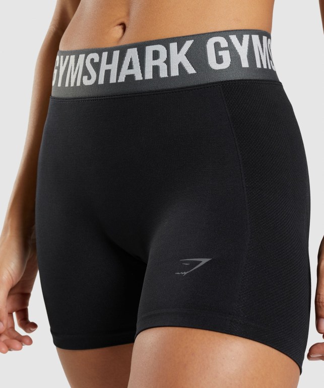 Bermudas Gymshark Flex Mujer Negros | CdQV6cwjhDR