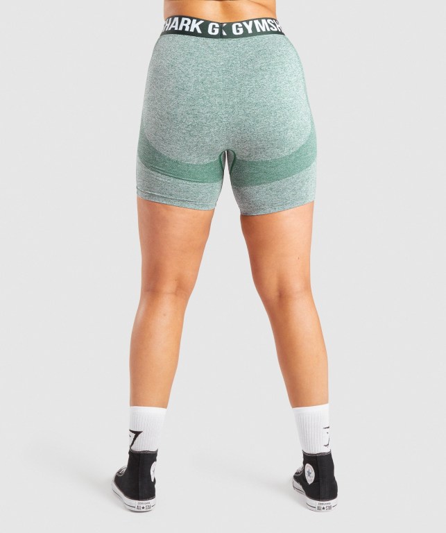 Bermudas Gymshark Flex Mujer Verdes Oscuro | bShtzjzhWzq