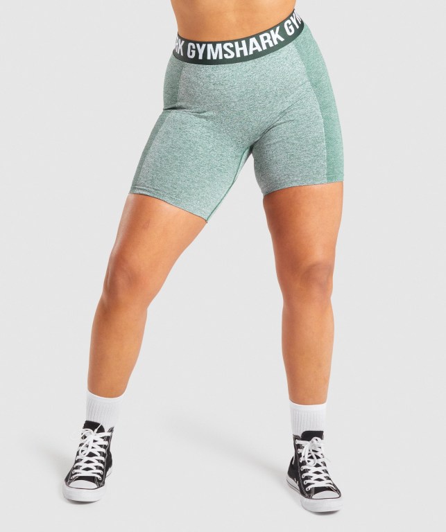 Bermudas Gymshark Flex Mujer Verdes Oscuro | bShtzjzhWzq