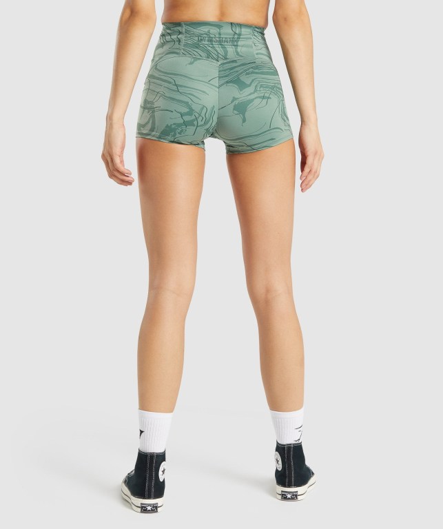 Bermudas Gymshark GS Power Support Mujer Verdes | IynaJmzEjvN