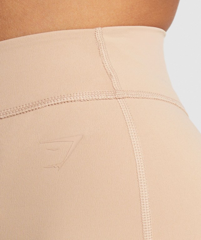 Bermudas Gymshark KK Fit Mujer Amarillos Claro | ahrPceqbJSj