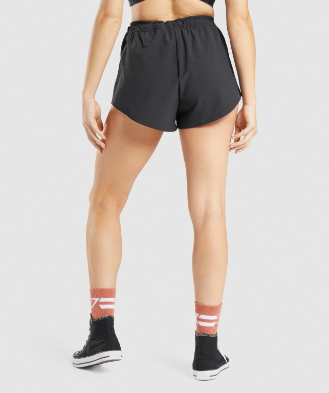 Bermudas Gymshark KK Fit Woven Mujer Negros | HYTAR8ztwOj