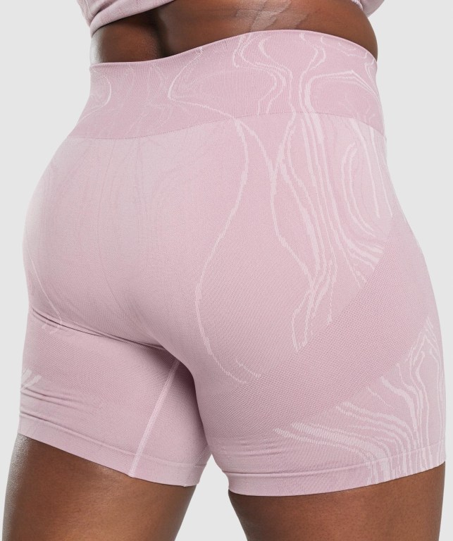 Bermudas Gymshark Mercury Seamless Mujer Morados Claro | vZrWG743gTo