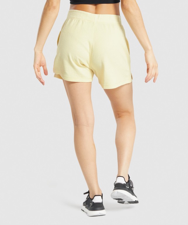 Bermudas Gymshark Pause Loose Mujer Amarillos | grX8sI56LWV