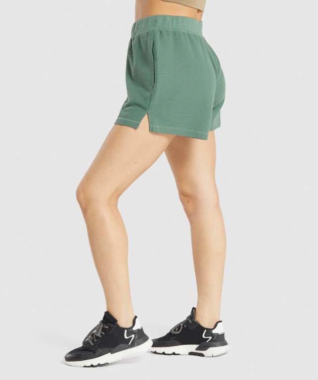 Bermudas Gymshark Pause Loose Mujer Verdes | WVhd4mF4drl