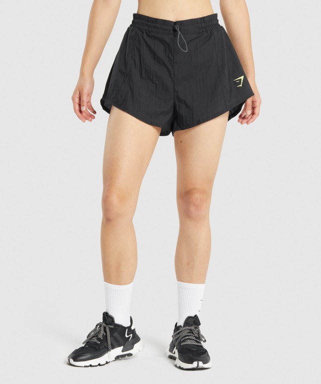 Bermudas Gymshark Pulse 2 in 1 Mujer Negros | ElqvhqxUoau