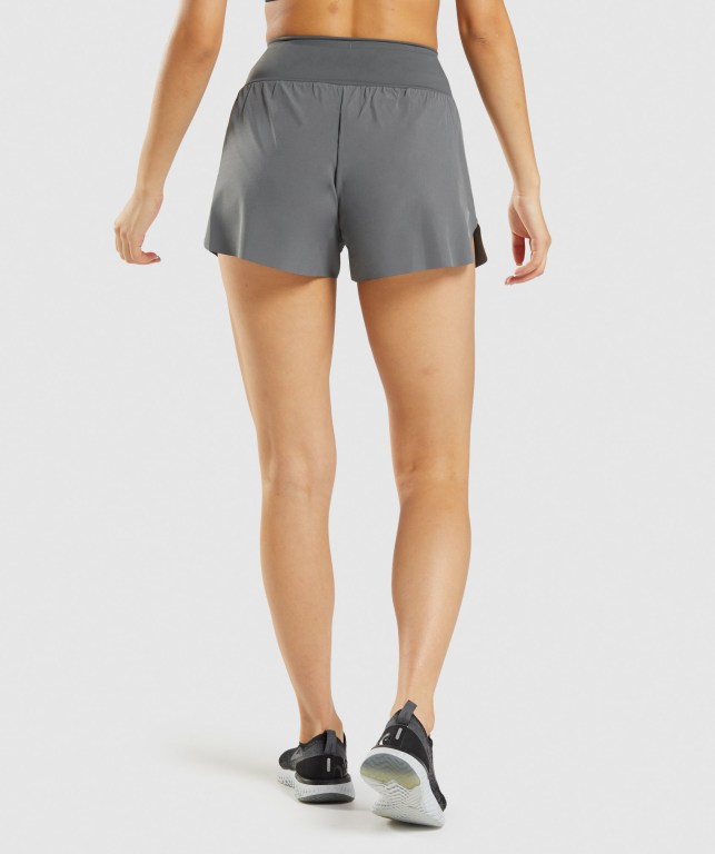 Bermudas Gymshark Speed Mujer Grises | 2zDkYZNUeoB