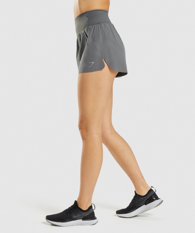 Bermudas Gymshark Speed Mujer Grises | 2zDkYZNUeoB