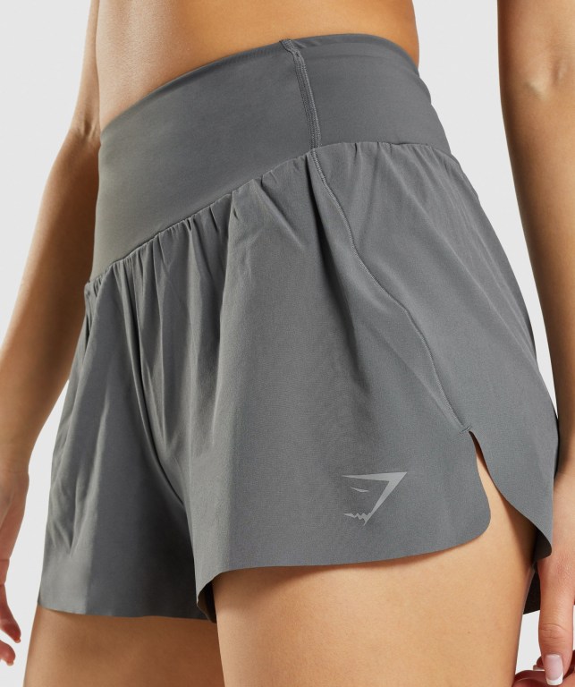 Bermudas Gymshark Speed Mujer Grises | 2zDkYZNUeoB