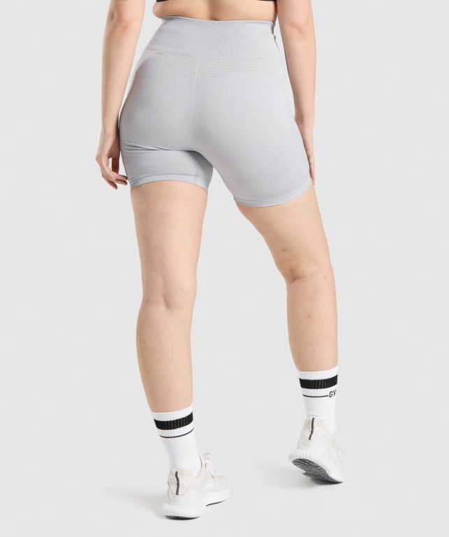 Bermudas Gymshark Vital Seamless 2.0 Mujer Grises Claro | 6IxUndwWOBE