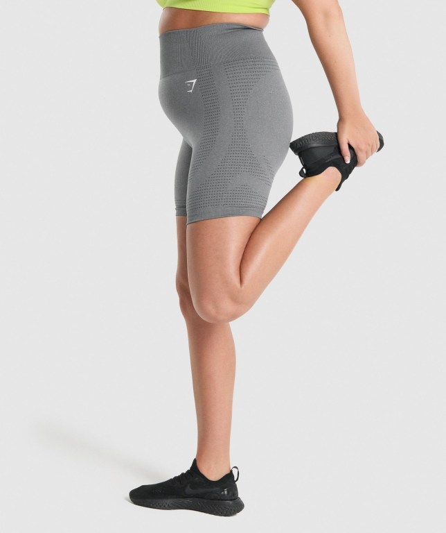 Bermudas Gymshark Vital Seamless 2.0 Mujer Grises | 8RUFwFyipxe