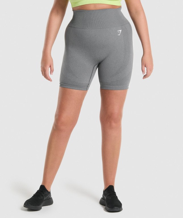 Bermudas Gymshark Vital Seamless 2.0 Mujer Grises | 8RUFwFyipxe