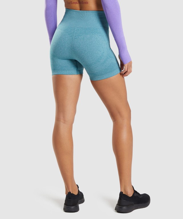 Bermudas Gymshark Vital Seamless 2.0 Mujer Turquesa | 9XHAK14P4A3