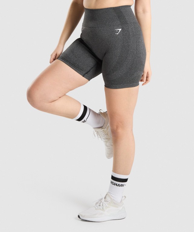 Bermudas Gymshark Vital Seamless 2.0 Mujer Grises | BAwaXRuIoMm