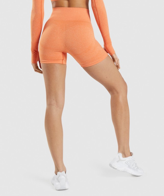 Bermudas Gymshark Vital Seamless 2.0 Mujer Albaricoque Naranjas | HHaGyGFcRny