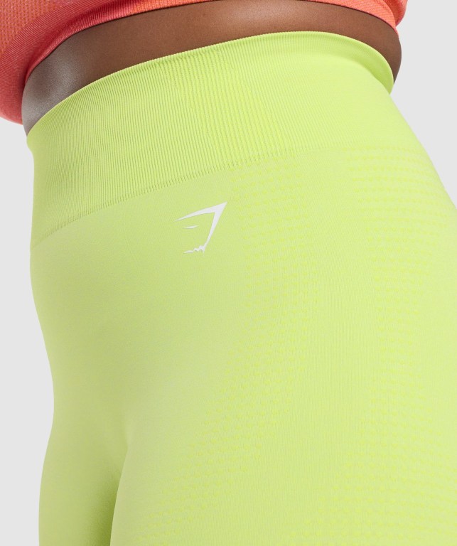 Bermudas Gymshark Vital Seamless 2.0 Mujer Amarillos | IvdquOHGbiY