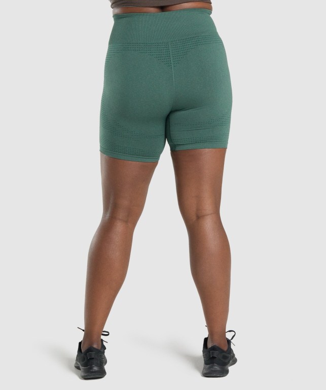 Bermudas Gymshark Vital Seamless 2.0 Mujer Verdes Oscuro | N4z1IHENSyB