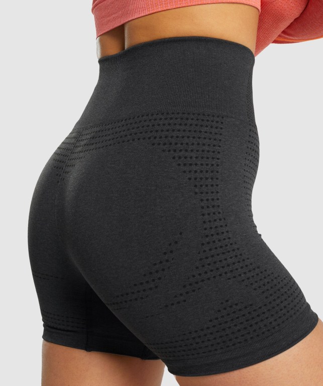 Bermudas Gymshark Vital Seamless 2.0 Mujer Negros | VRdLW7lbX7A