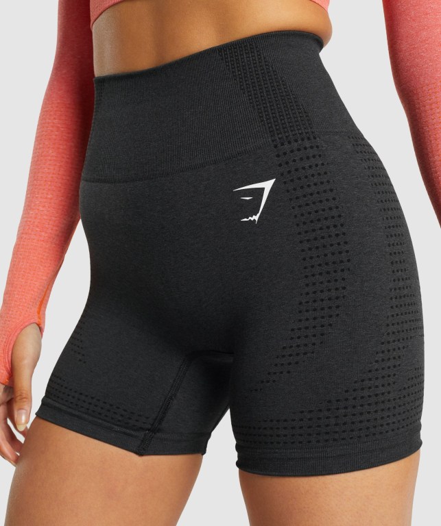 Bermudas Gymshark Vital Seamless 2.0 Mujer Negros | VRdLW7lbX7A