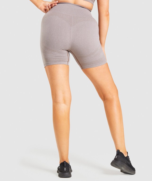 Bermudas Gymshark Vital Seamless 2.0 Mujer Grises Marrom | cfPMPW2iqrl