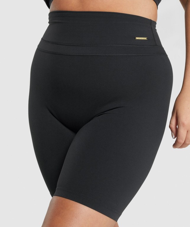 Bermudas Gymshark Whitney Cycling Mujer Negros | N2pb997gChg