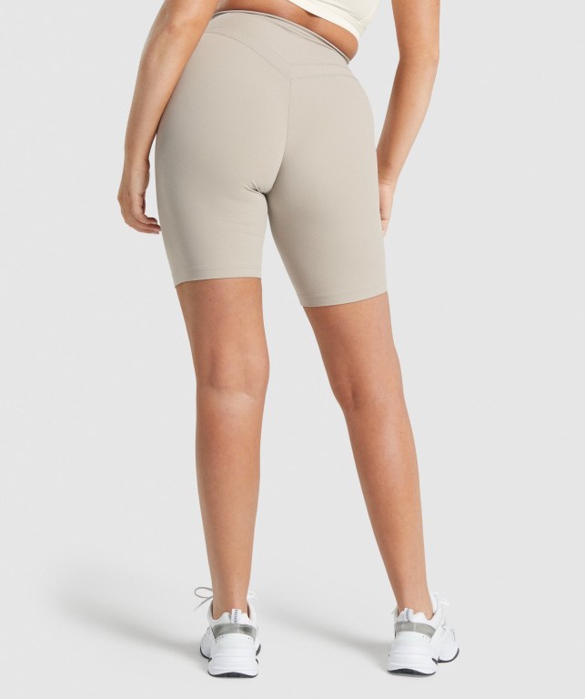 Bermudas Gymshark Whitney Cycling Mujer Blancos | sktkzI3POy5