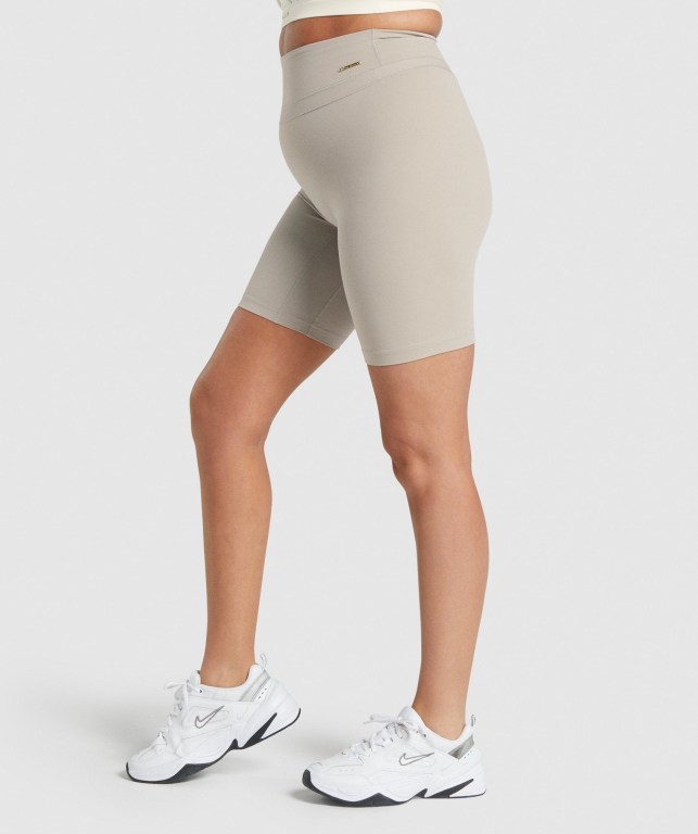 Bermudas Gymshark Whitney Cycling Mujer Blancos | sktkzI3POy5