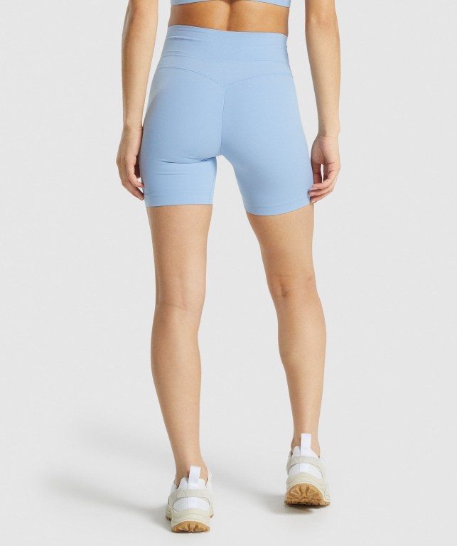 Bermudas Gymshark Whitney Mesh Mujer Azules | df66Rboudlp