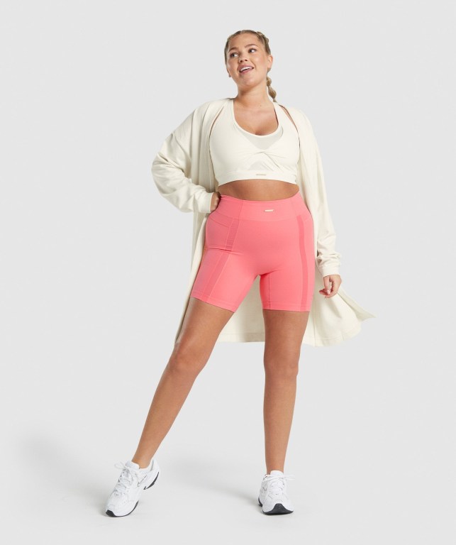 Bermudas Gymshark Whitney Mesh Mujer Rosas | ml4iY9Mwa8I