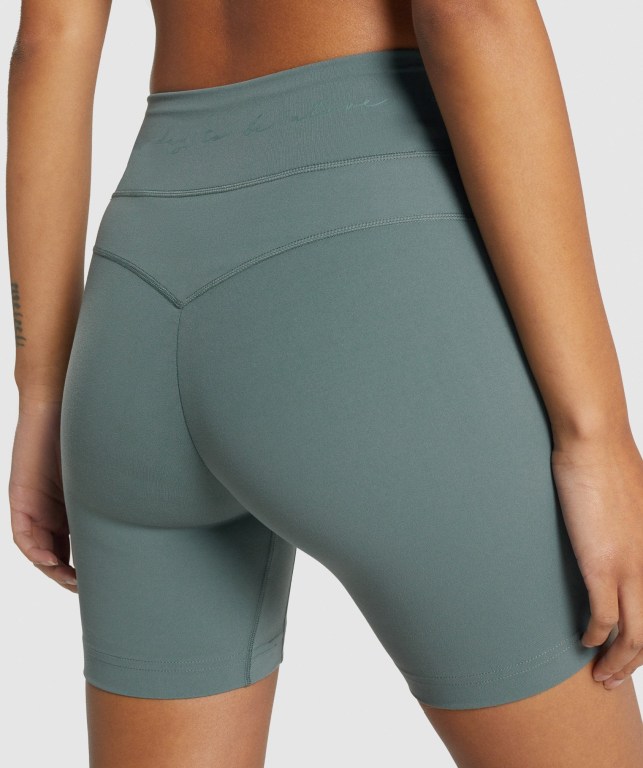 Bermudas Gymshark Whitney Mesh Mujer Verdes | 9u7cyyvEZmA