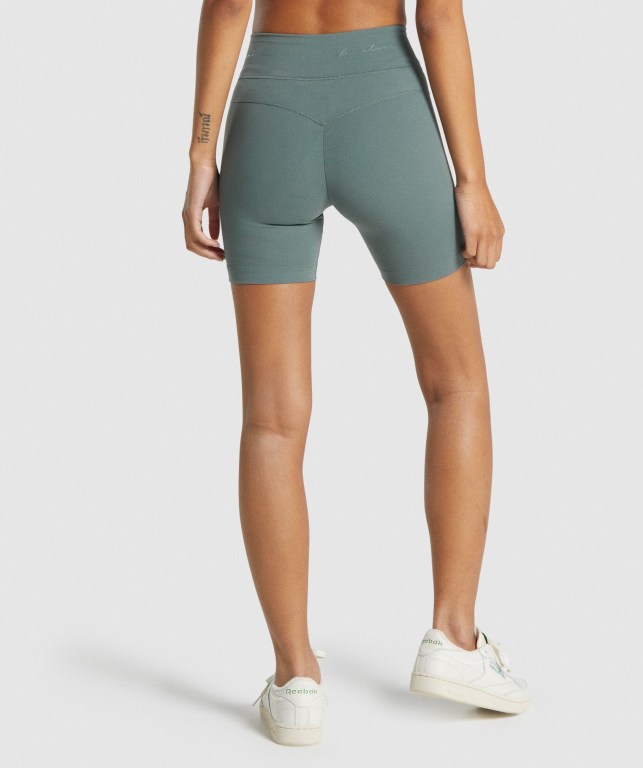 Bermudas Gymshark Whitney Mesh Mujer Verdes | 9u7cyyvEZmA